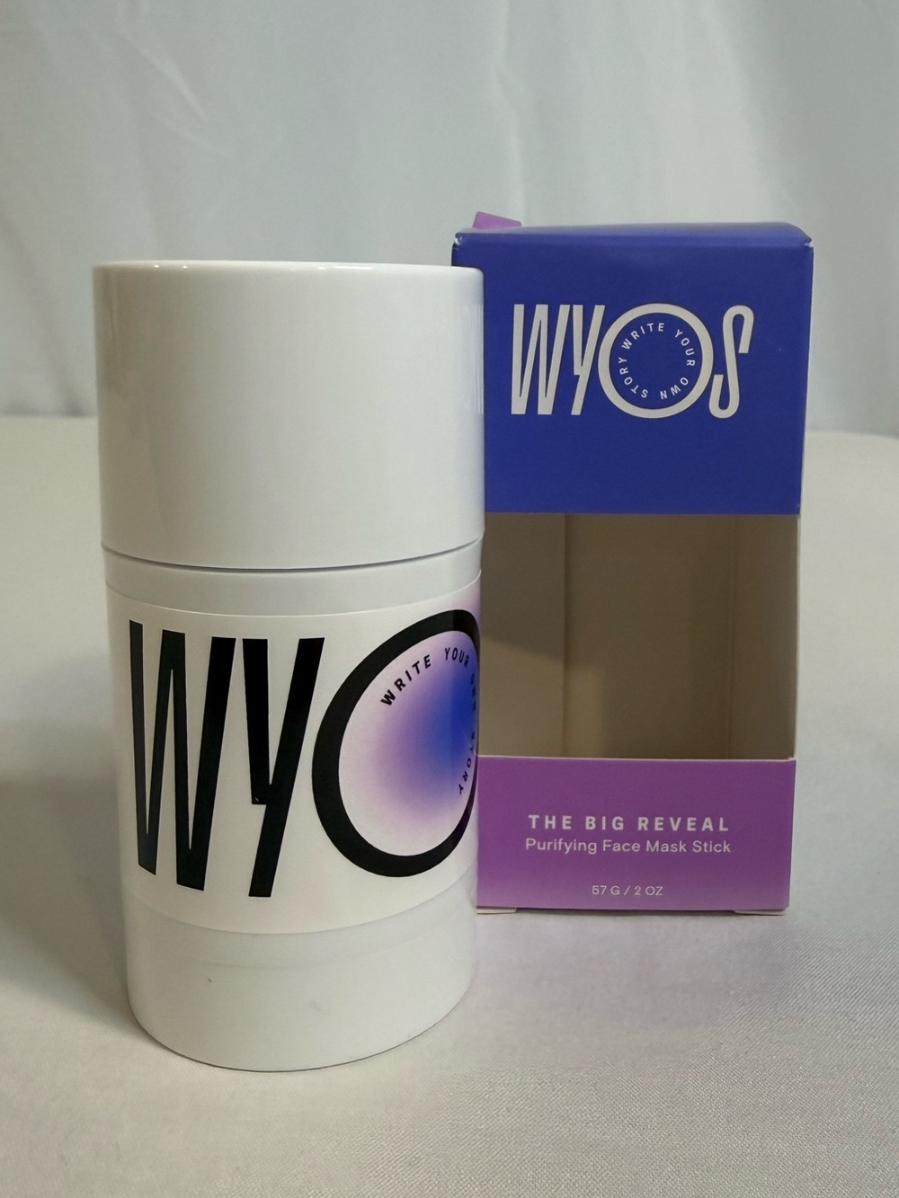 WYOS The Big Reveal Purifying Face Mask Stick NIB 57g